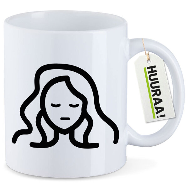 Kaffeetasse Jungfrau Sternzeichen Symbol 330ml