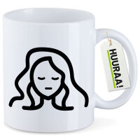 Kaffeetasse Jungfrau Sternzeichen Symbol 330ml