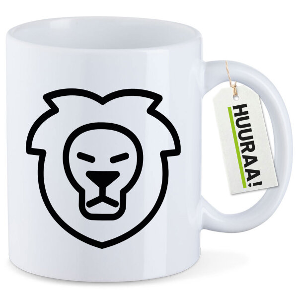 Kaffeetasse Löwe Sternzeichen Symbol 330ml