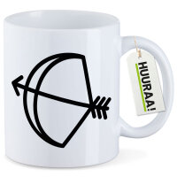 Kaffeetasse Schütze Sternzeichen Symbol 330ml