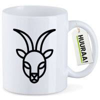 Kaffeetasse Steinbock Sternzeichen Symbol 330ml