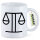 Kaffeetasse Waage Sternzeichen Symbol 330ml