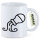 Kaffeetasse Wassermann Sternzeichen Symbol 330ml