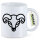 Kaffeetasse Widder Sternzeichen Symbol 330ml