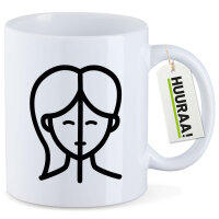 Kaffeetasse Zwillinge Sternzeichen Symbol 330ml