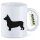 Kaffeetasse Welsh Corgi Pembroke Silhouette 330ml