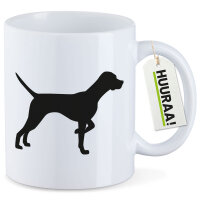 Kaffeetasse English Pointer Silhouette 330ml
