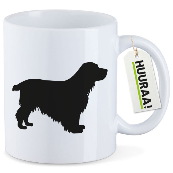 Kaffeetasse English Cocker Spaniel Silhouette 330ml