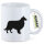 Kaffeetasse Collie Sheltie Silhouette 330ml