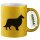 Glitzertasse Collie Sheltie Silhouette 330ml