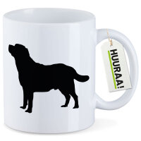 Kaffeetasse Labrador Retriever Silhouette 330ml