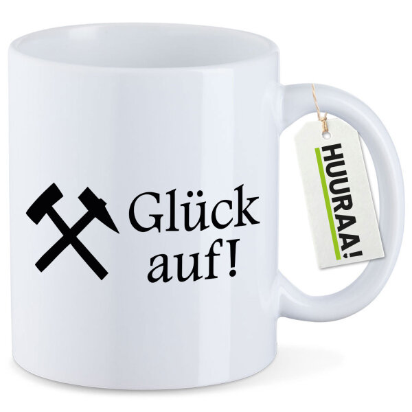 Kaffeetasse Glück auf! Ruhrpott 330ml