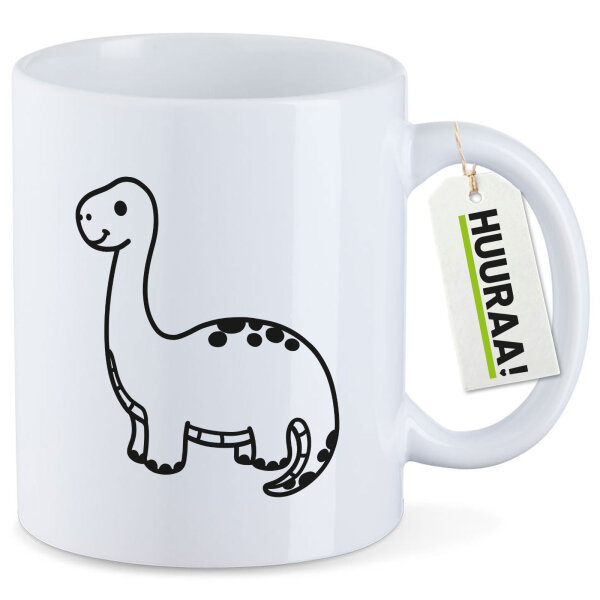 Kaffeetasse Brontosaurus Dinosaurier 330ml