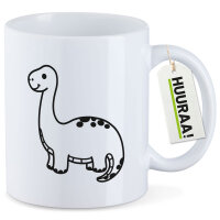 Kaffeetasse Brontosaurus Dinosaurier 330ml