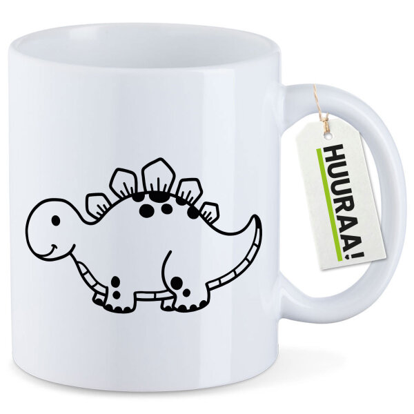 Kaffeetasse Stegosaurus Dinosaurier 330ml