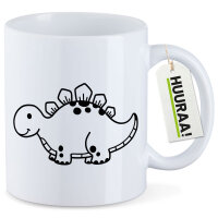 Kaffeetasse Stegosaurus Dinosaurier 330ml