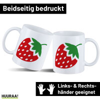 Kaffeetasse Erdbeere Strawberry 330ml