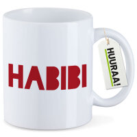 Kaffeetasse Habibi Schatz Freund 330ml