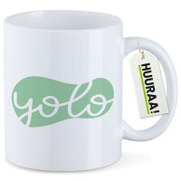 Kaffeetasse YOLO you only live once 330ml