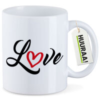 Kaffeetasse Love Herz Hearth 330ml