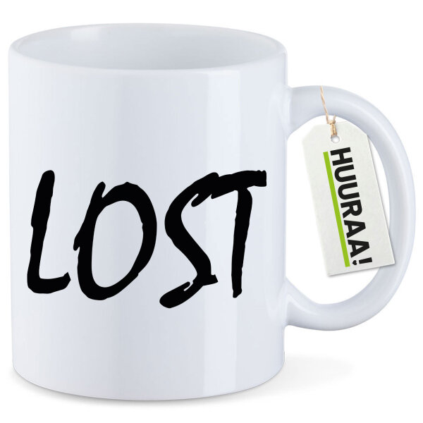 Kaffeetasse Lost Jugendwort 330ml