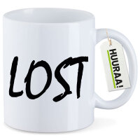 Kaffeetasse Lost Jugendwort 330ml