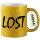 Glitzertasse Lost Jugendwort 330ml