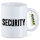 Kaffeetasse Security Schriftzug 330ml