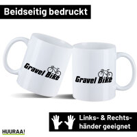 Kaffeetasse Gravel Bike Fahrrad 330ml