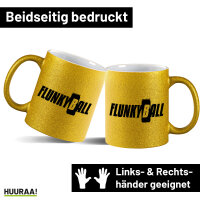 Glitzertasse Flunkyball Bierdose 330ml