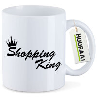 Kaffeetasse Shopping King Krone 330ml