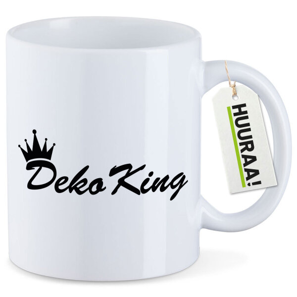 Kaffeetasse Deko King Krone 330ml