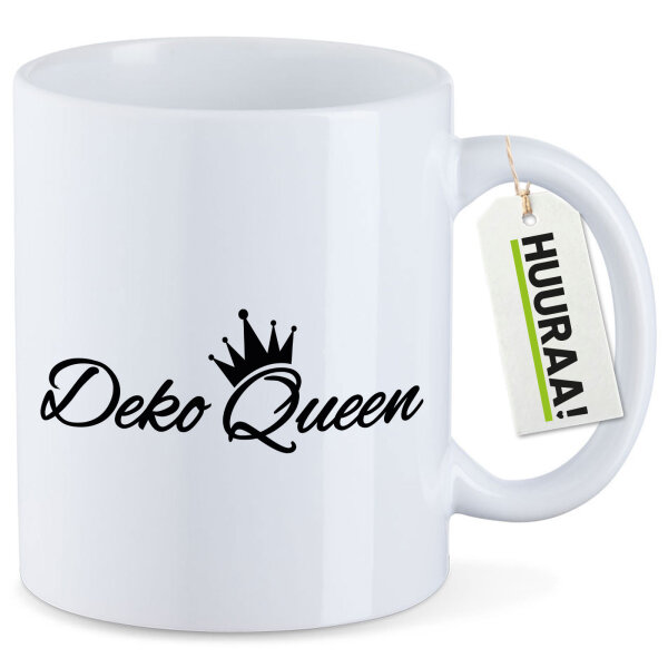 Kaffeetasse Deko Queen Krone 330ml