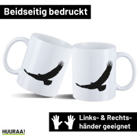 Kaffeetasse Eagle Silhouette  Adler 330ml