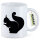 Kaffeetasse Eichhörnchen Silhouette 330ml