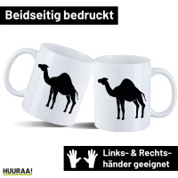 Kaffeetasse Dromedar Kamel Silhouette 330ml