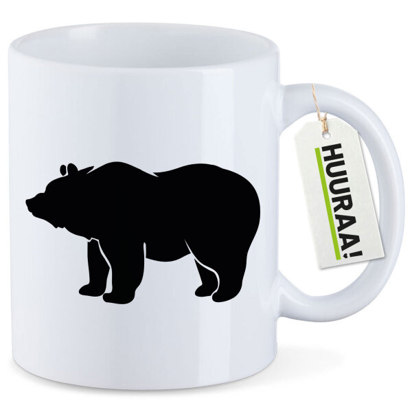 Kaffeetasse Bär Silhouette 330ml