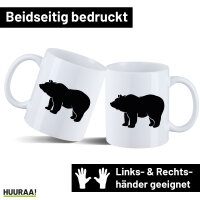 Kaffeetasse Bär Silhouette 330ml