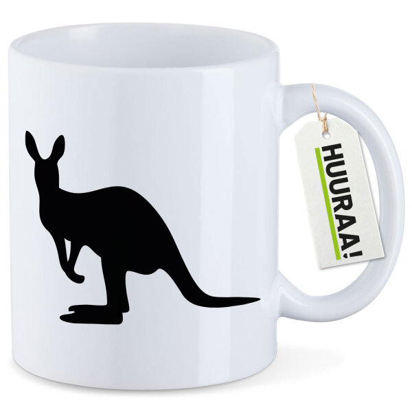 Kaffeetasse Kangaroo Silhouette 330ml