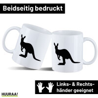 Kaffeetasse Kangaroo Silhouette 330ml