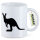Kaffeetasse Kangaroo Silhouette 330ml