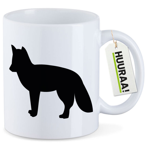 Kaffeetasse Fuchs Silhouette 330ml