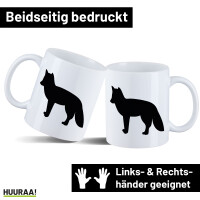 Kaffeetasse Fuchs Silhouette 330ml