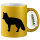 Glitzertasse Fuchs Silhouette 330ml