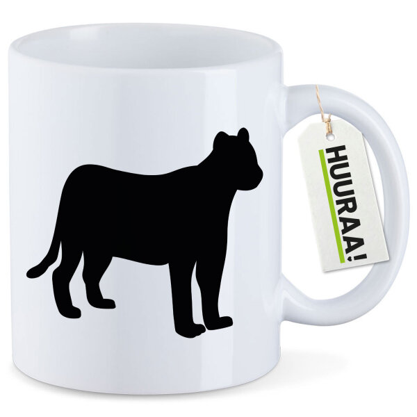 Kaffeetasse Panther Silhouette 330ml