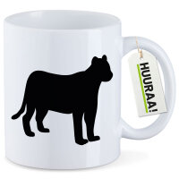 Kaffeetasse Panther Silhouette 330ml