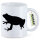 Kaffeetasse Frosch Kröte Silhouette 330ml
