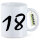 Kaffeetasse 18 Geburtstag 330ml