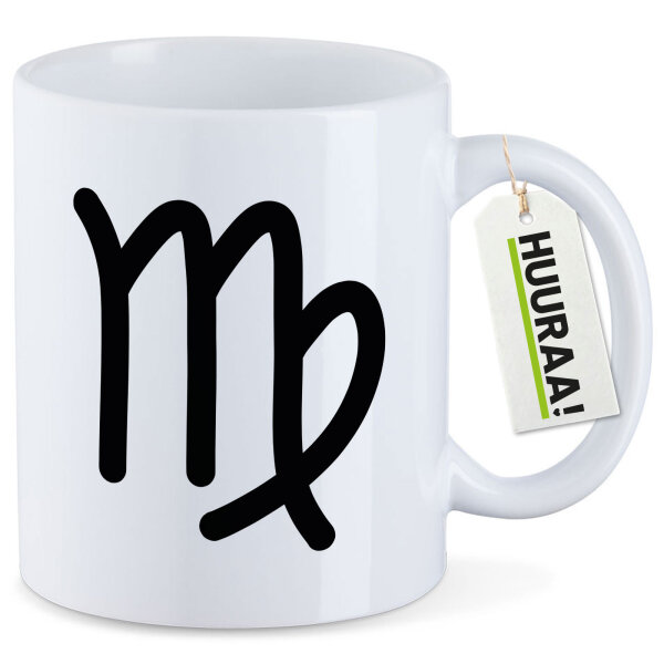 Kaffeetasse Jungfrau Sternzeichen Zeichen 330ml