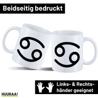 Kaffeetasse Krebs Sternzeichen Zeichen 330ml